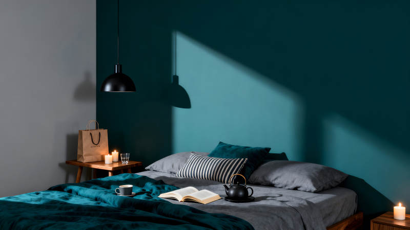 卧室舒适温馨简约自然风格图片