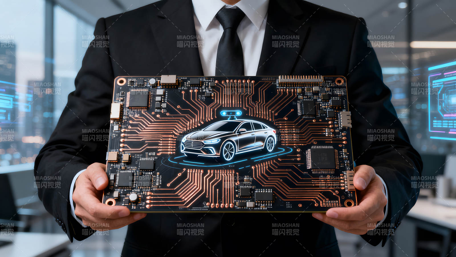 科技与汽车的结合图片