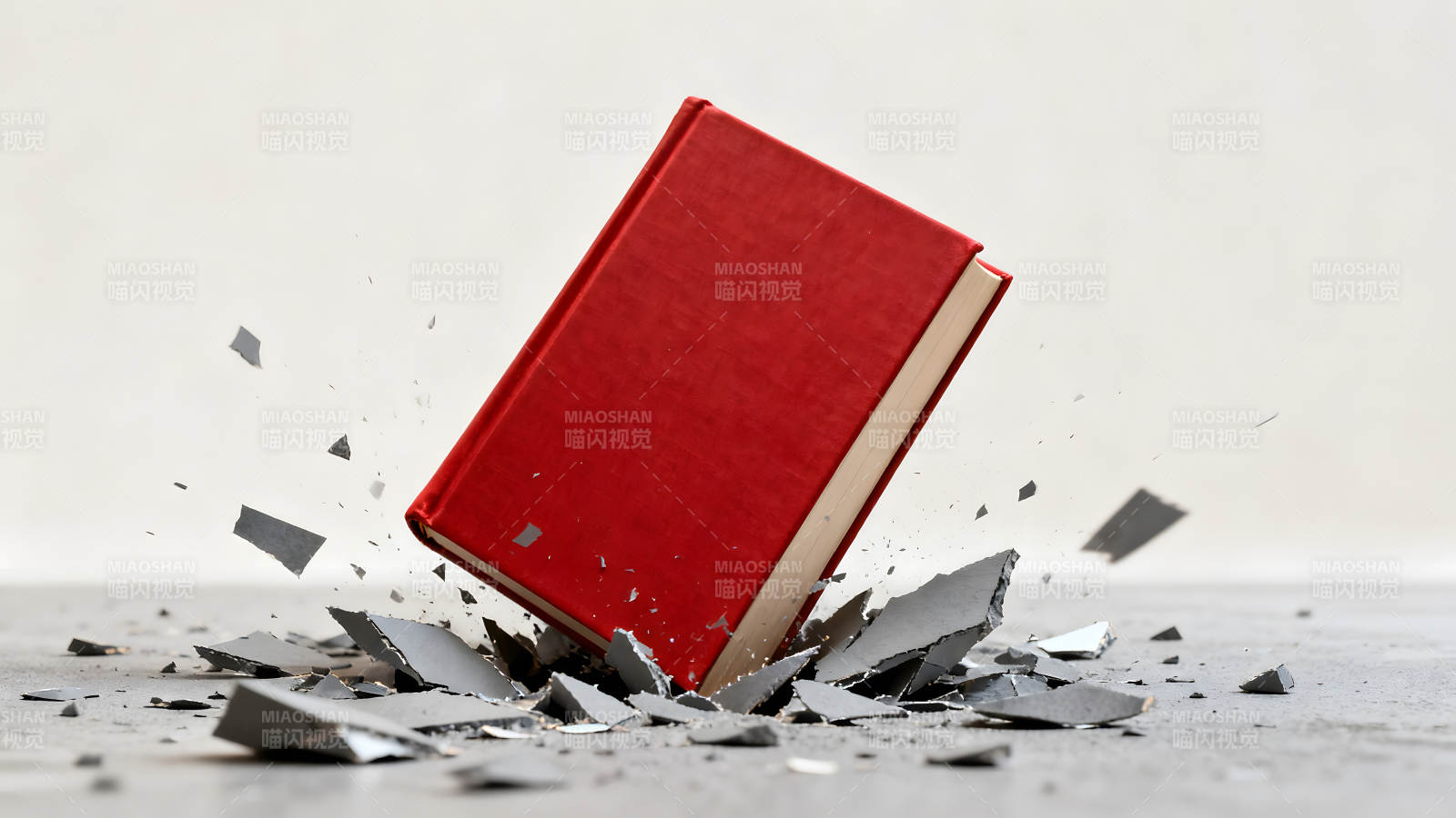 红书砸地冲击力十足图片