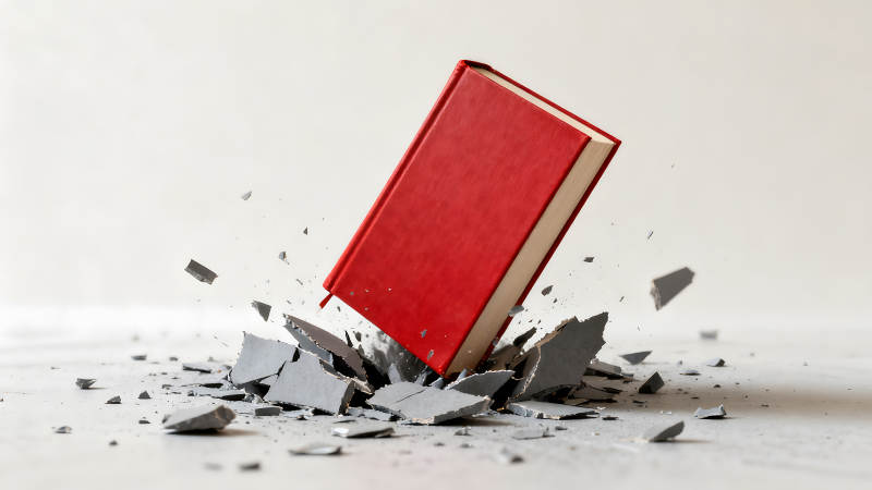 红书打破地面寓意知识的力量图片