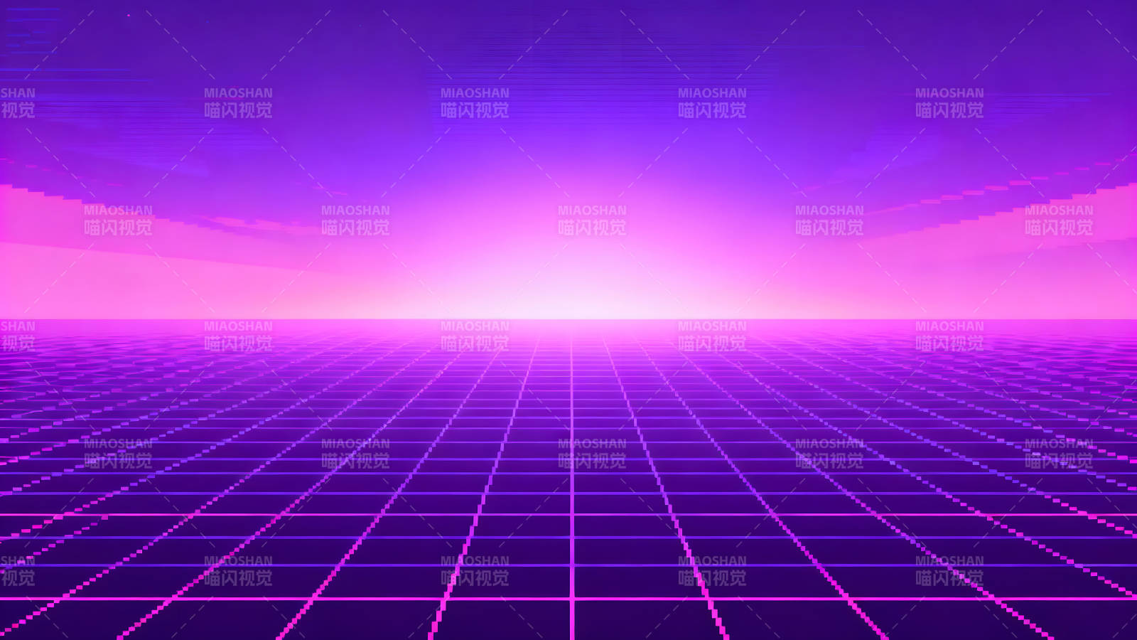 霓虹复古风格赛博朋克背景图片