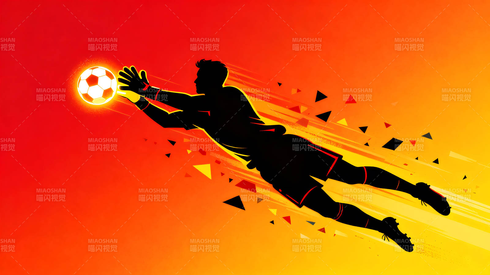 守门员扑救足球的动态图图片