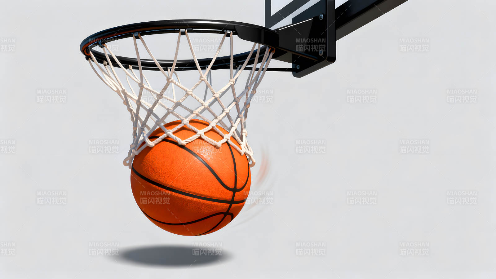篮球入筐的瞬间图片