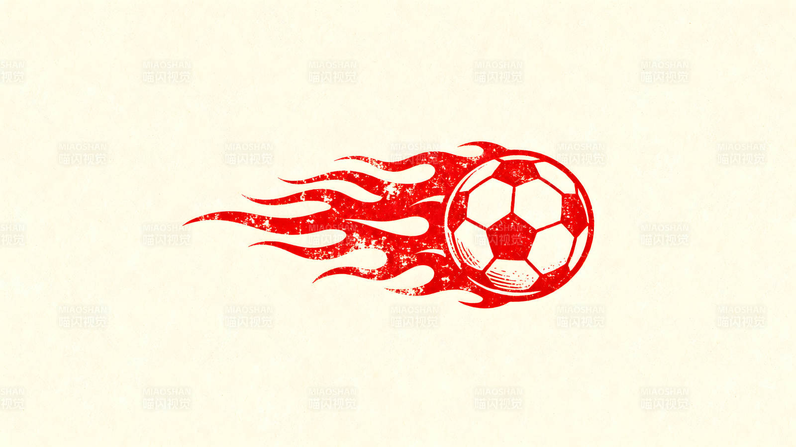 飞速足球火焰徽标图片