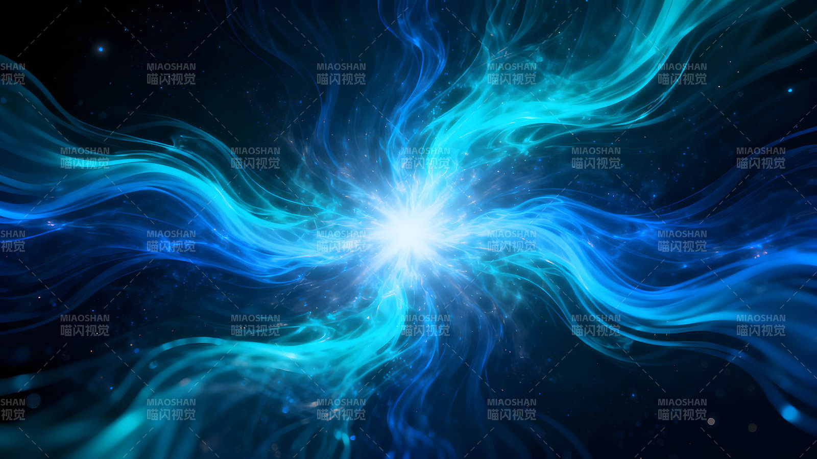 宇宙能量爆发的抽象艺术景象图片