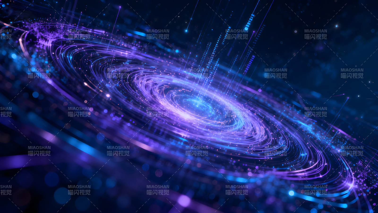 星云漩涡绚丽抽象艺术图片