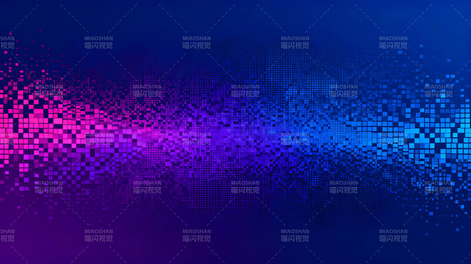 像素渐变背景绚丽色彩几何图片