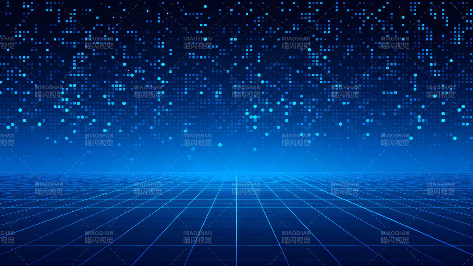 数字蓝光背景下的科技感图片