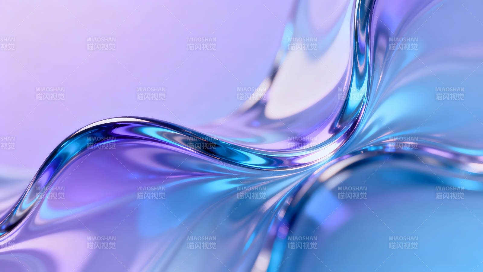 流动的光影抽象艺术作品图片