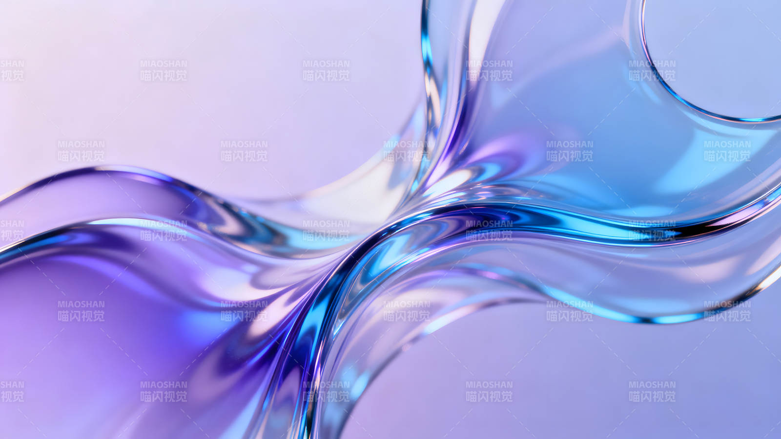 水流的抽象艺术设计色彩变幻图片