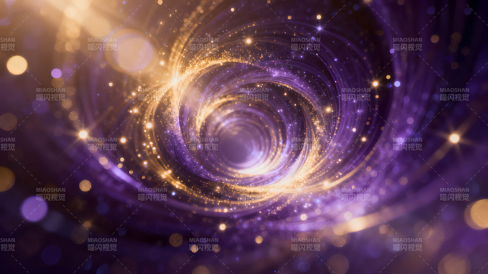 璀璨星环神秘漩涡奇幻宇宙图片