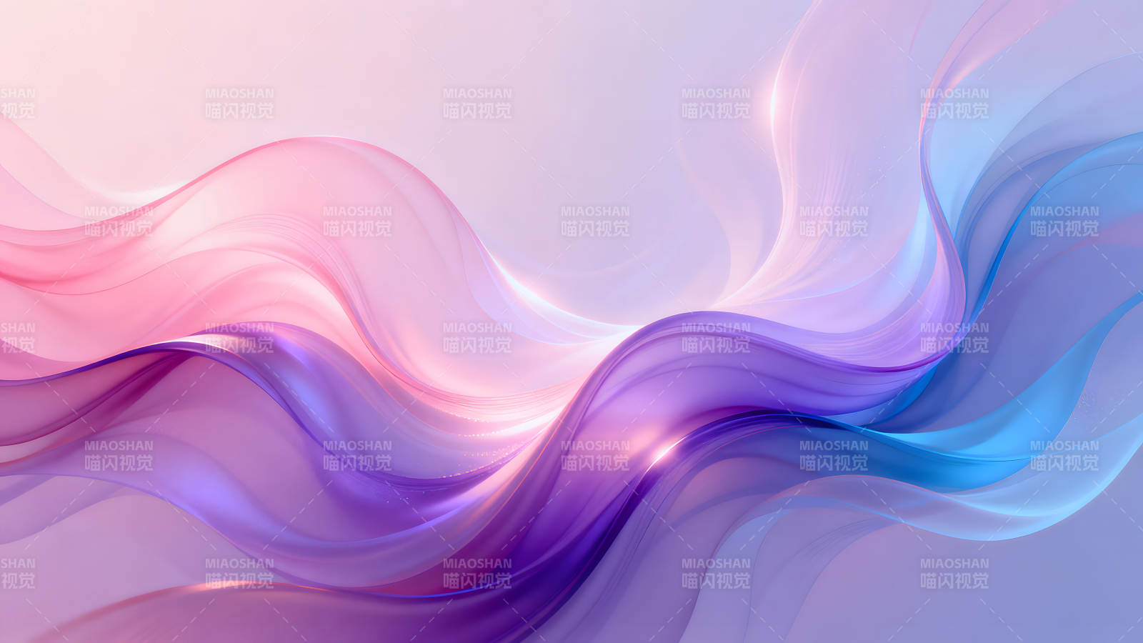 抽象的流动色彩波纹图案图片