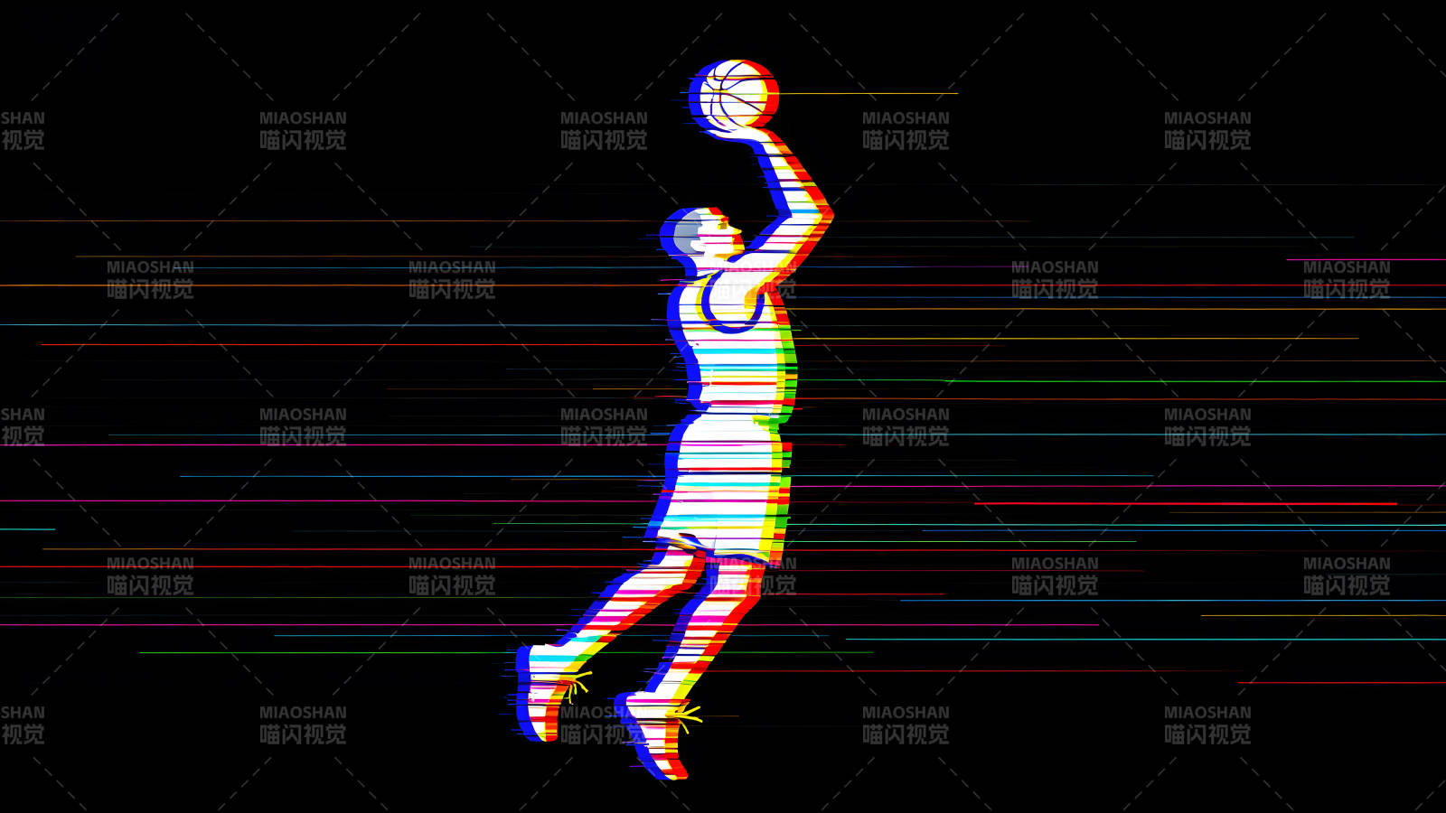 篮球运动员投篮效果图图片