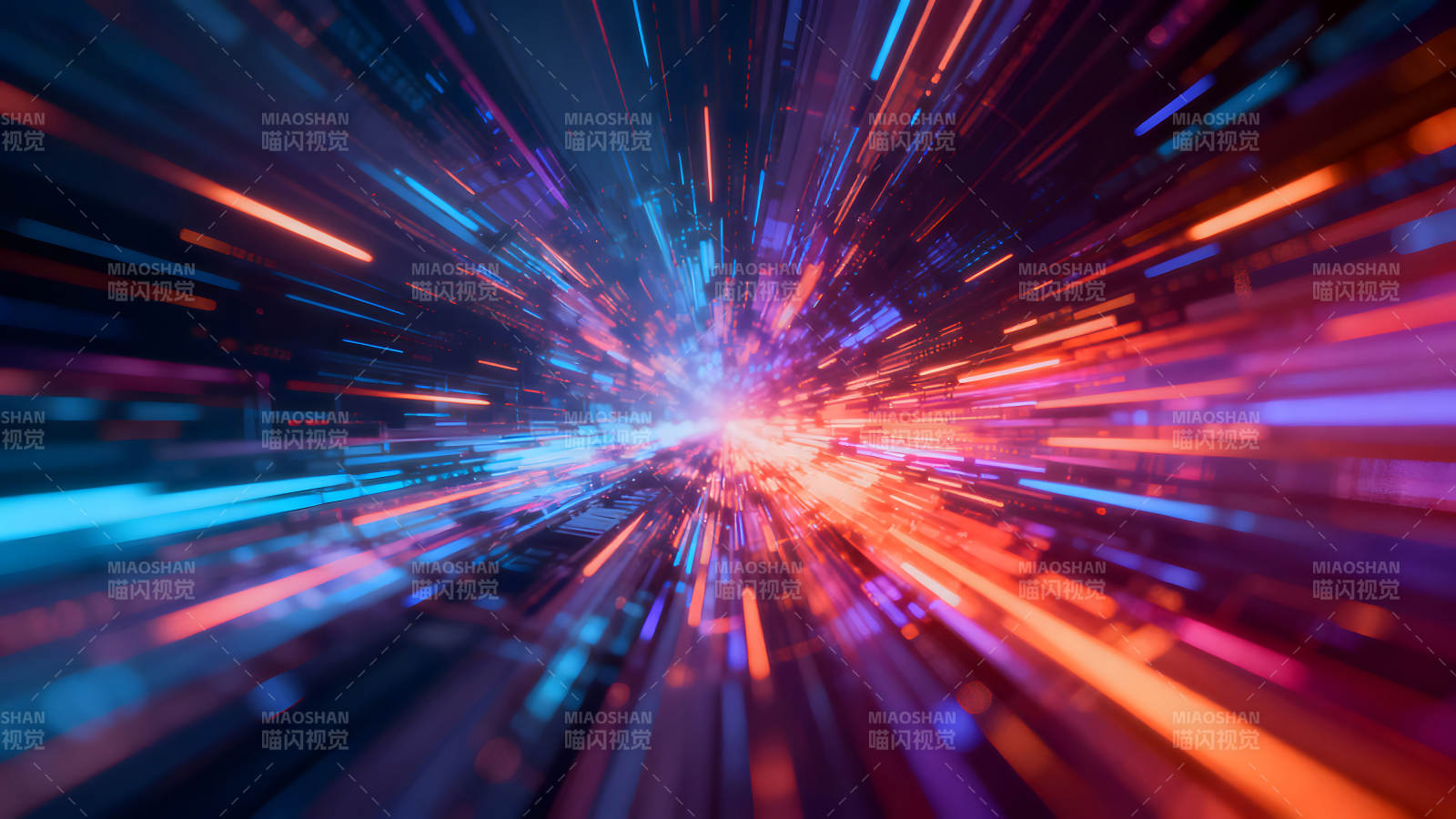 光线爆发抽象的宇宙景象图片