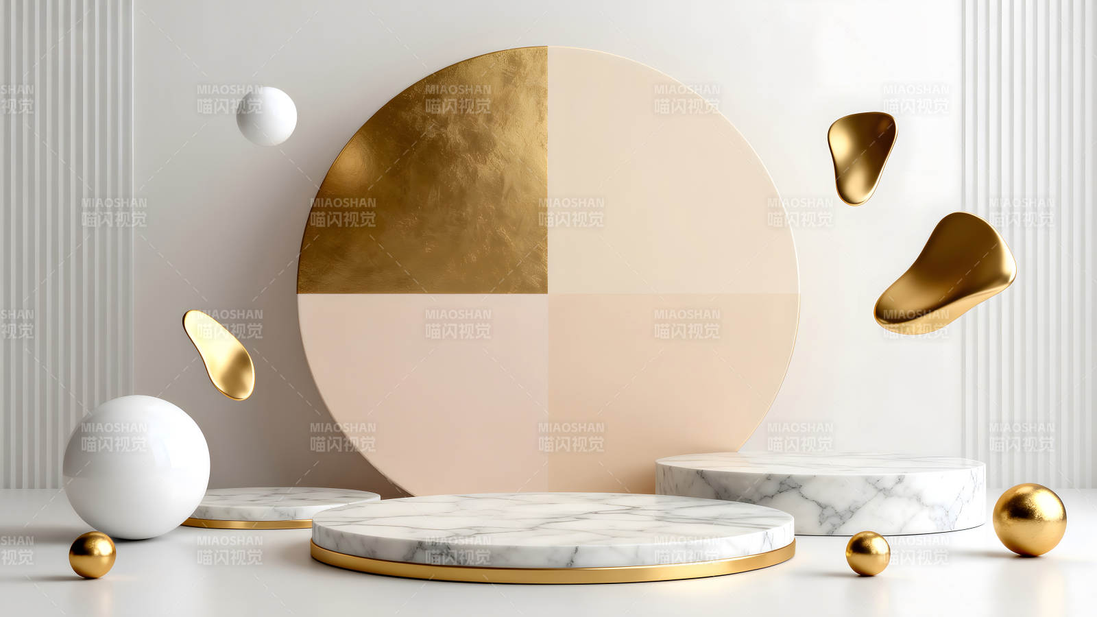 极简艺术风格的几何构图图片