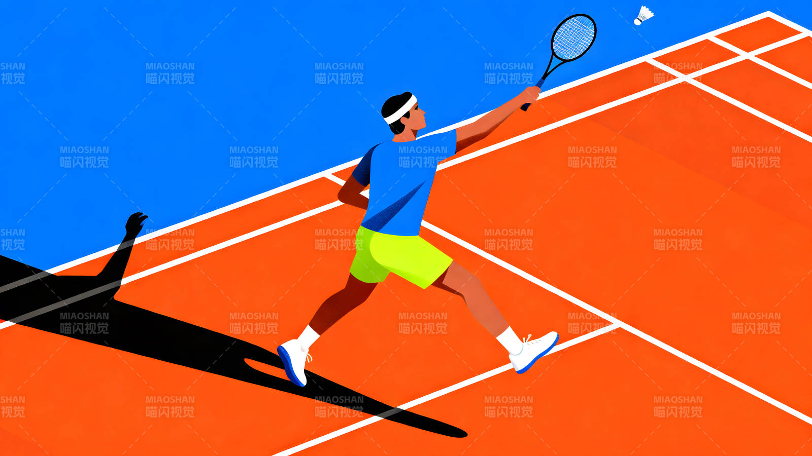 网球运动员击球瞬间图片