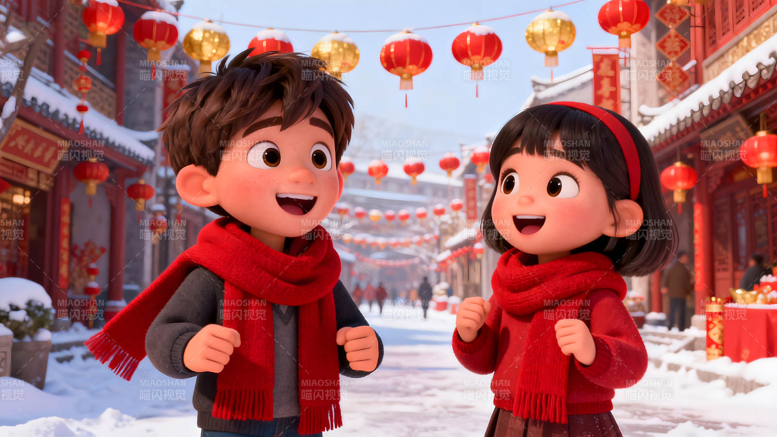 喜气洋洋的中国新年图片