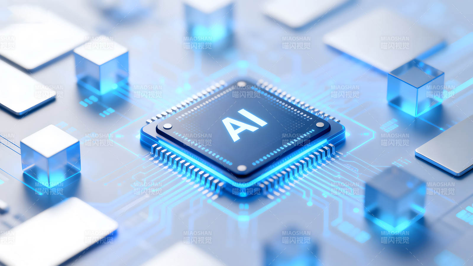 AI芯片科技图景图片