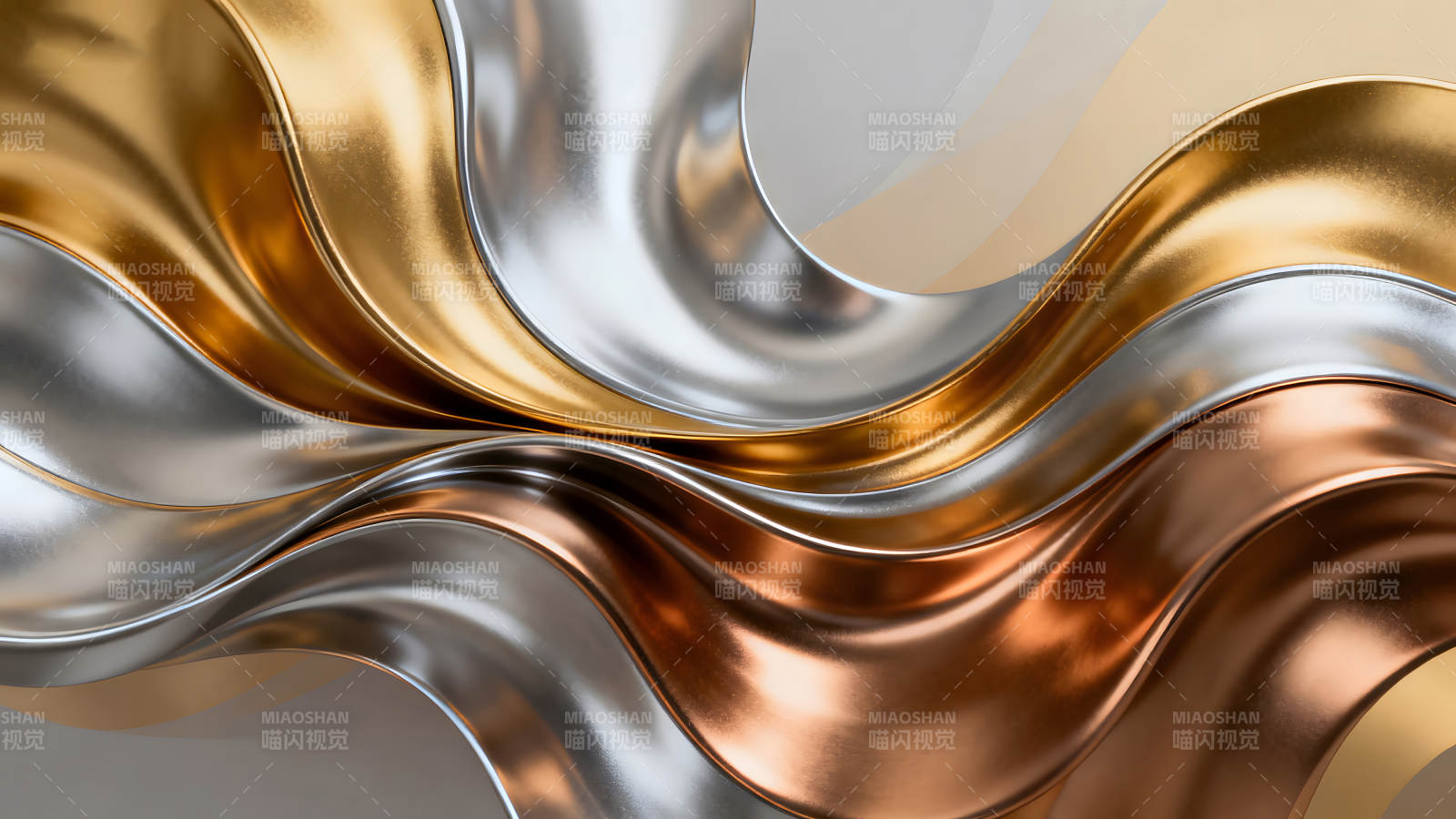 金属波浪纹理艺术设计图片