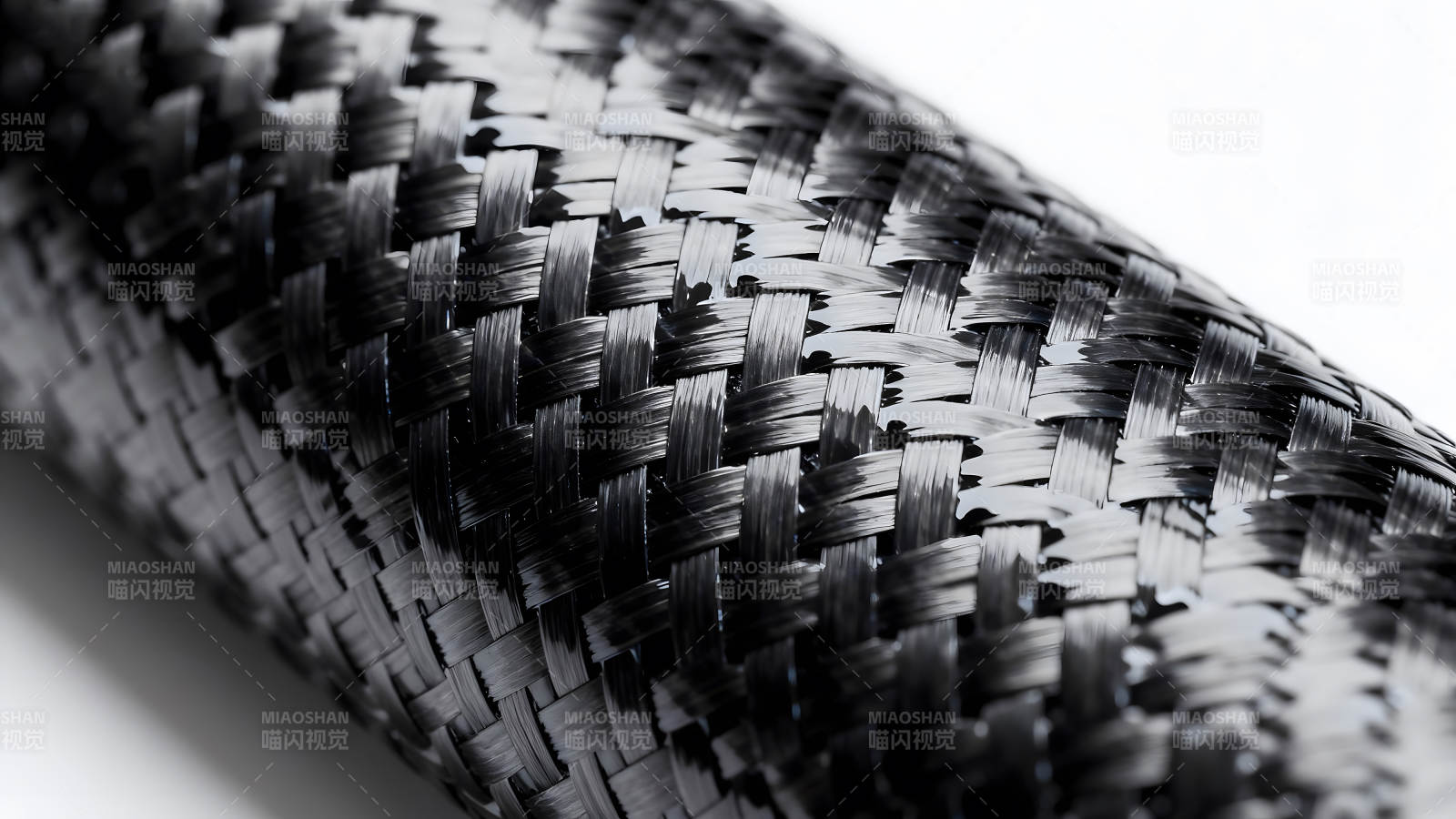 碳纤维编织结构特写镜头图片