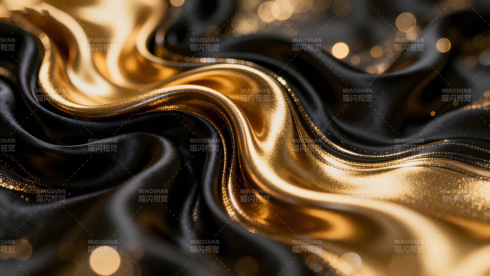 金光闪闪的丝绸质感背景图片