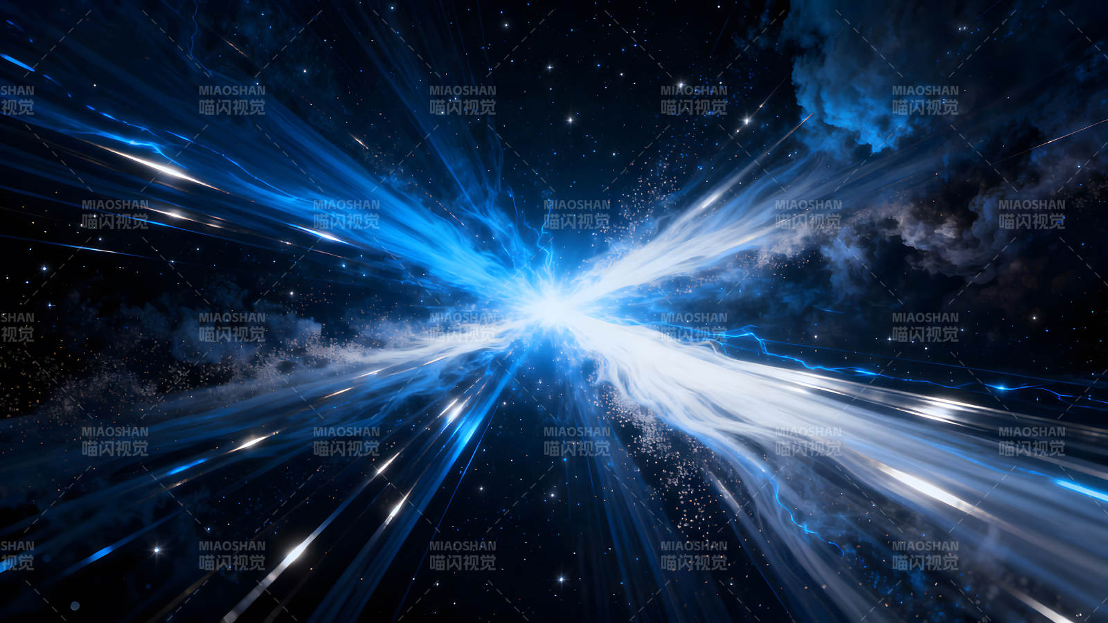 星空爆炸能量爆发的视觉盛宴图片