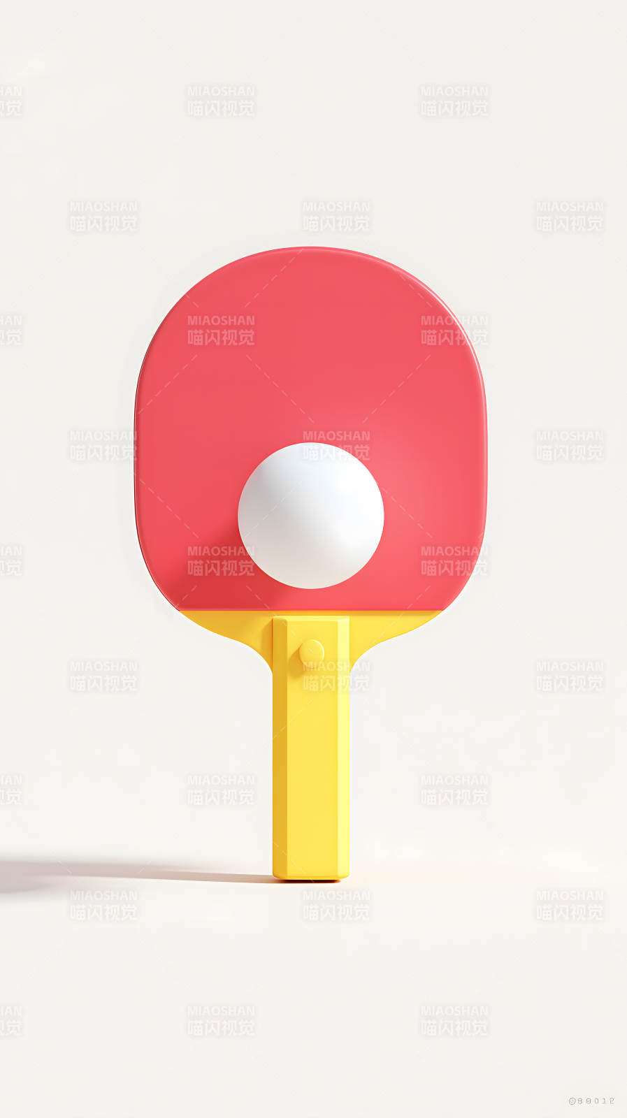 乒乓球拍的静物图片