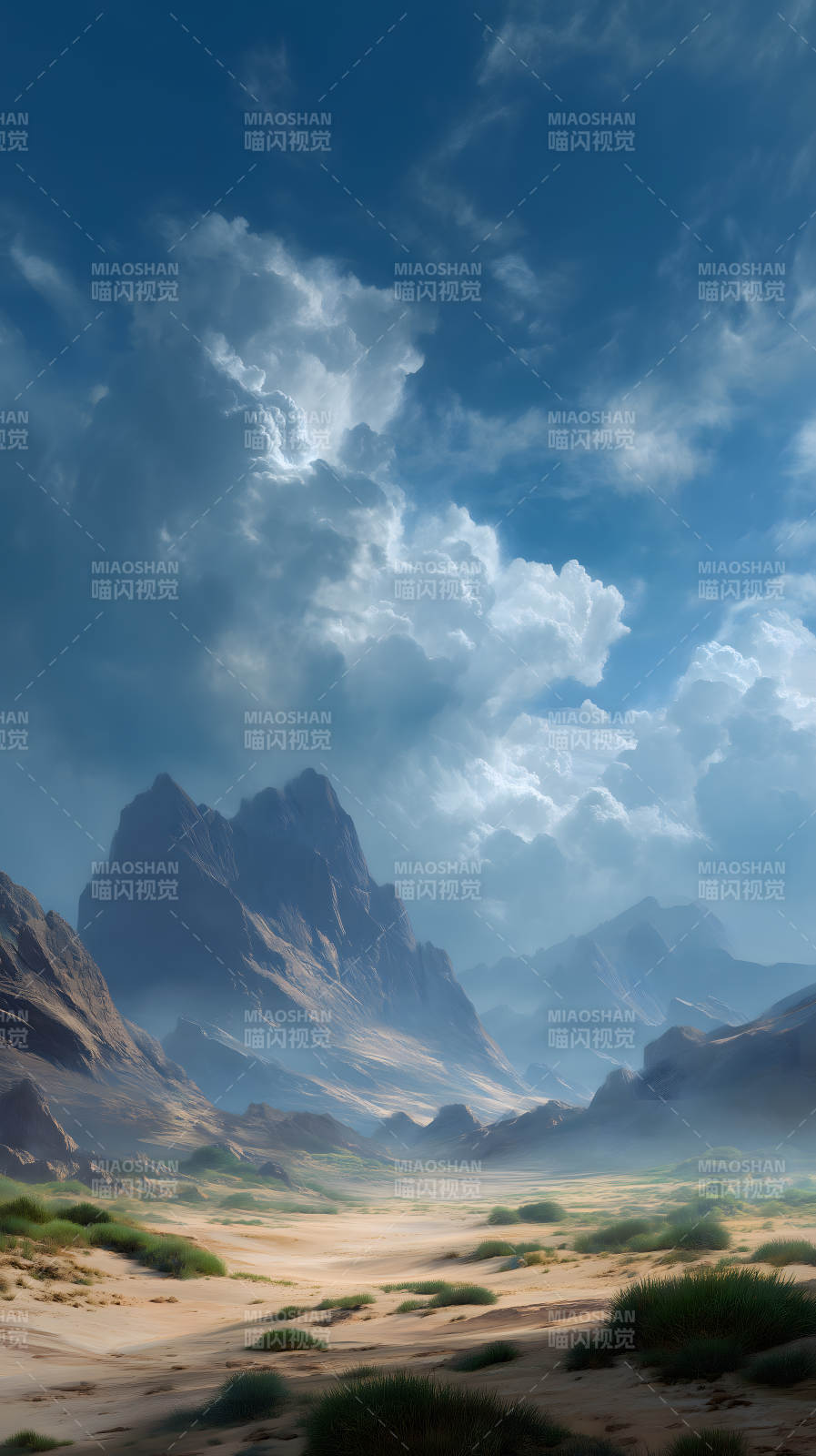 山川与云海相接图片