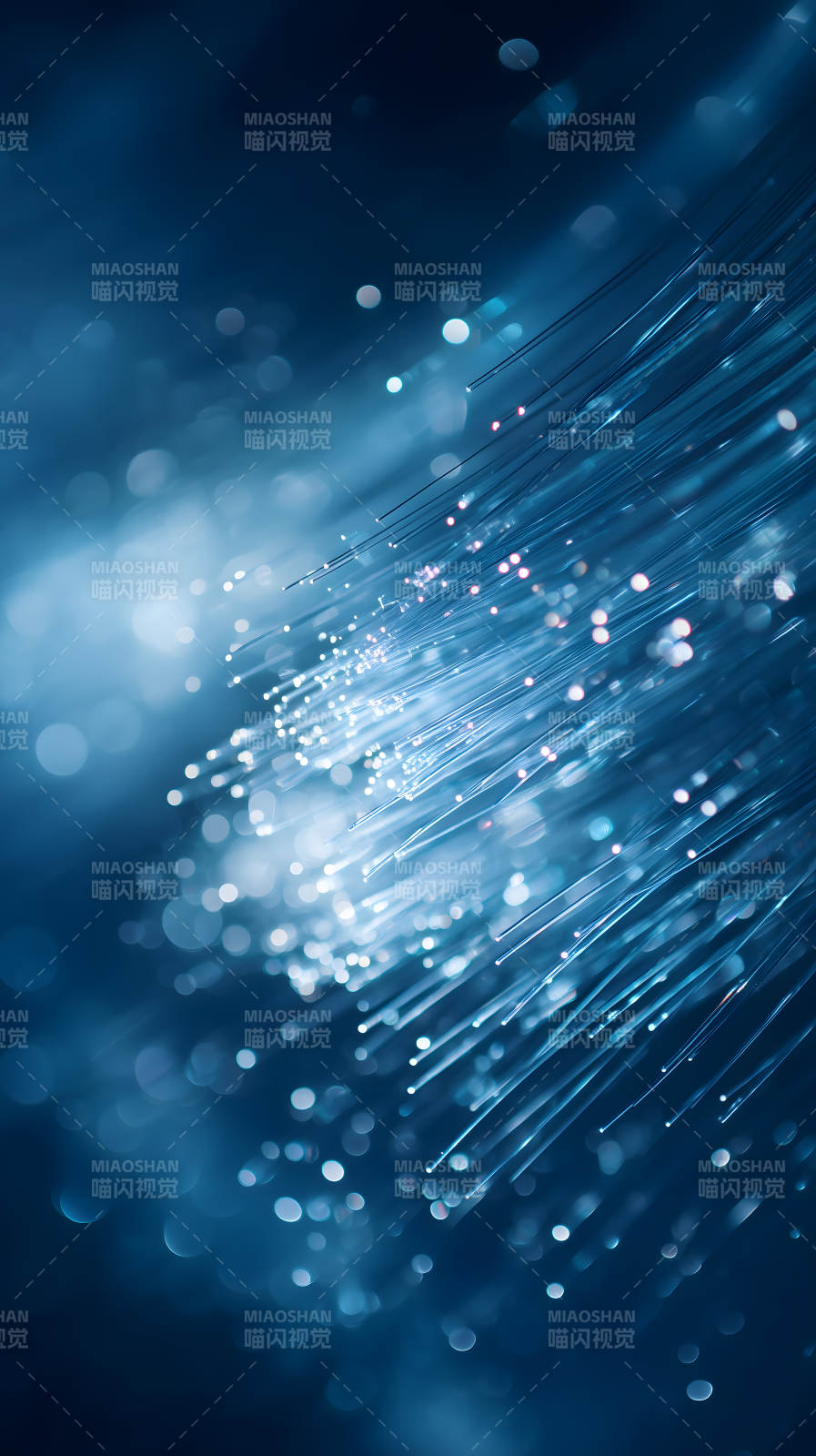 光纤科技蓝调视觉盛宴图片