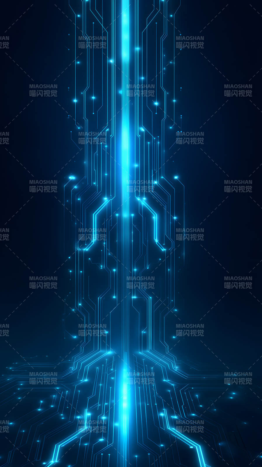 电路科技蓝光背景图片
