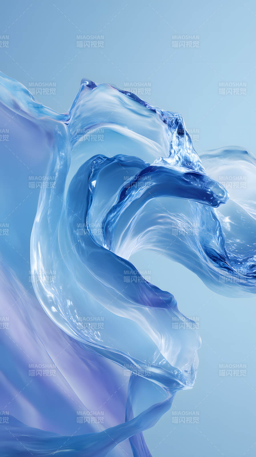 水流飘逸抽象艺术图片