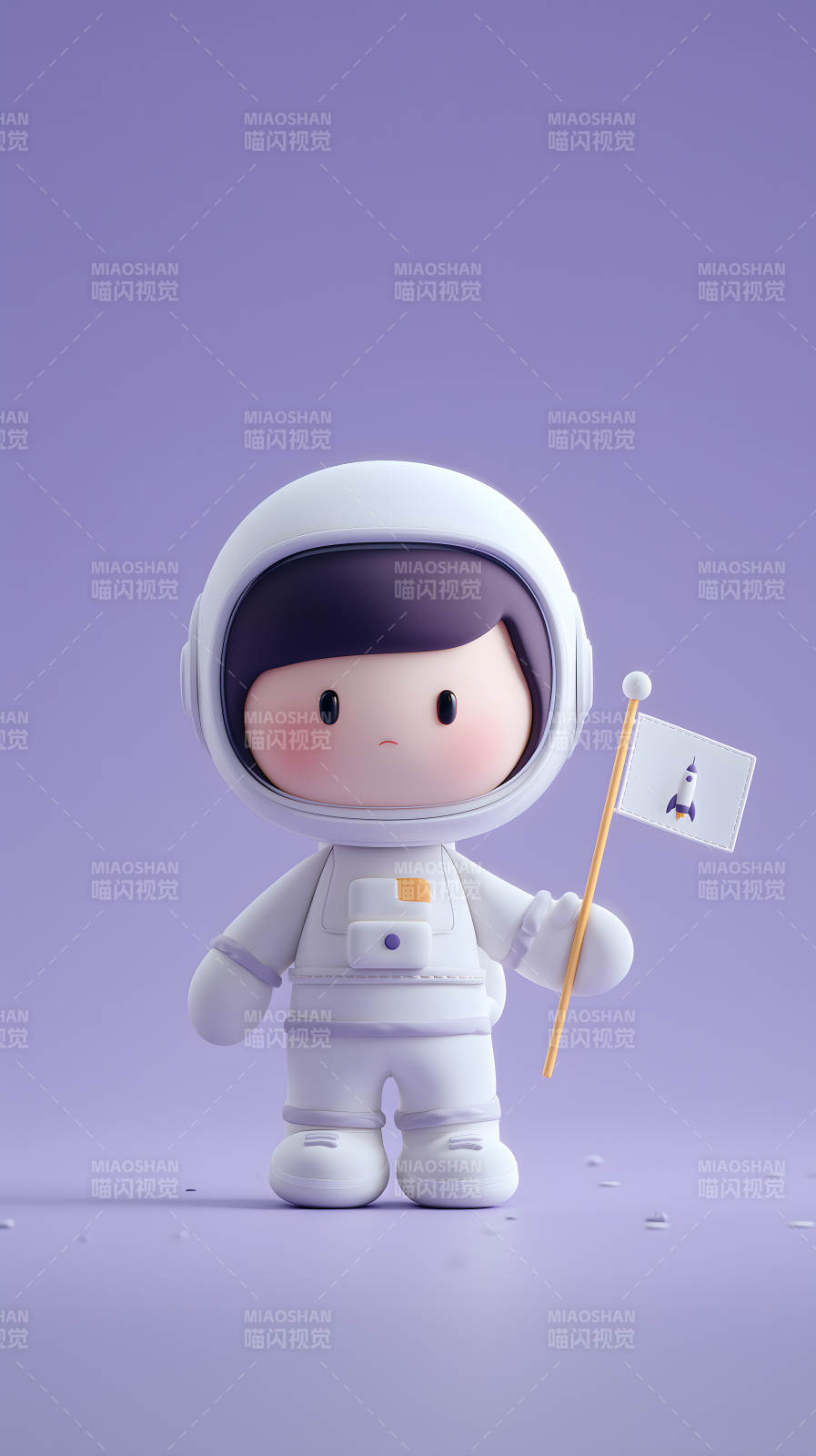 卡通宇航员插画图片