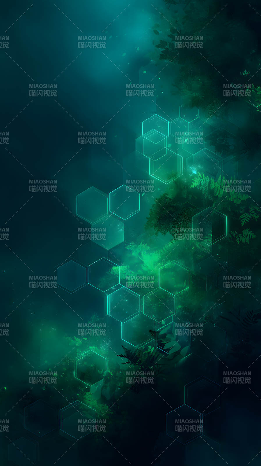 深海森林科技风格图片