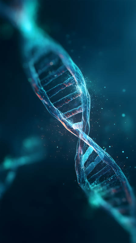 DNA螺旋结构图图片