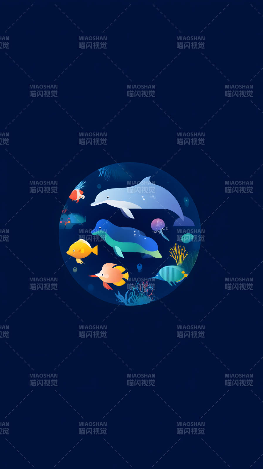 海洋生物世界梦幻绚丽图片