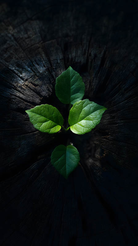 新生的希望发芽生长图片