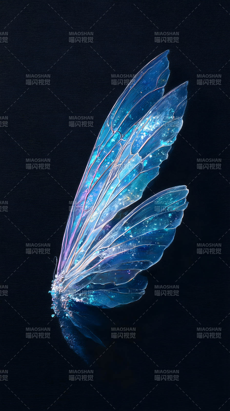 精灵翅膀晶莹剔透图片