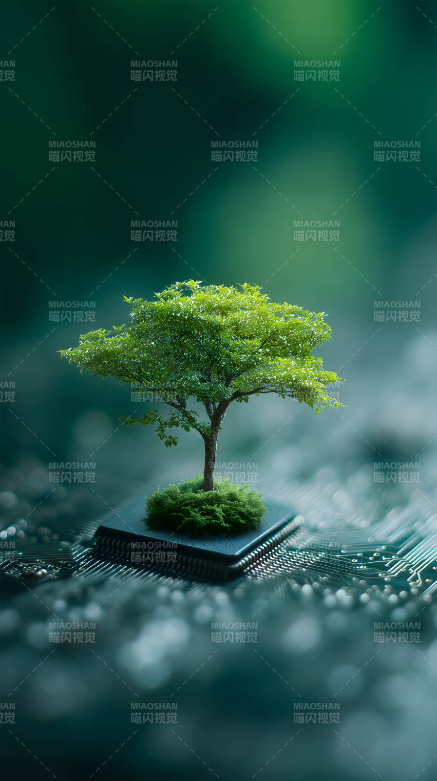 科技与自然共生图片