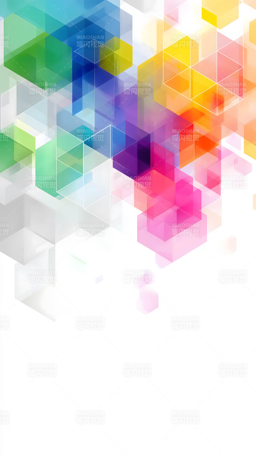 几何图形色彩缤纷图片