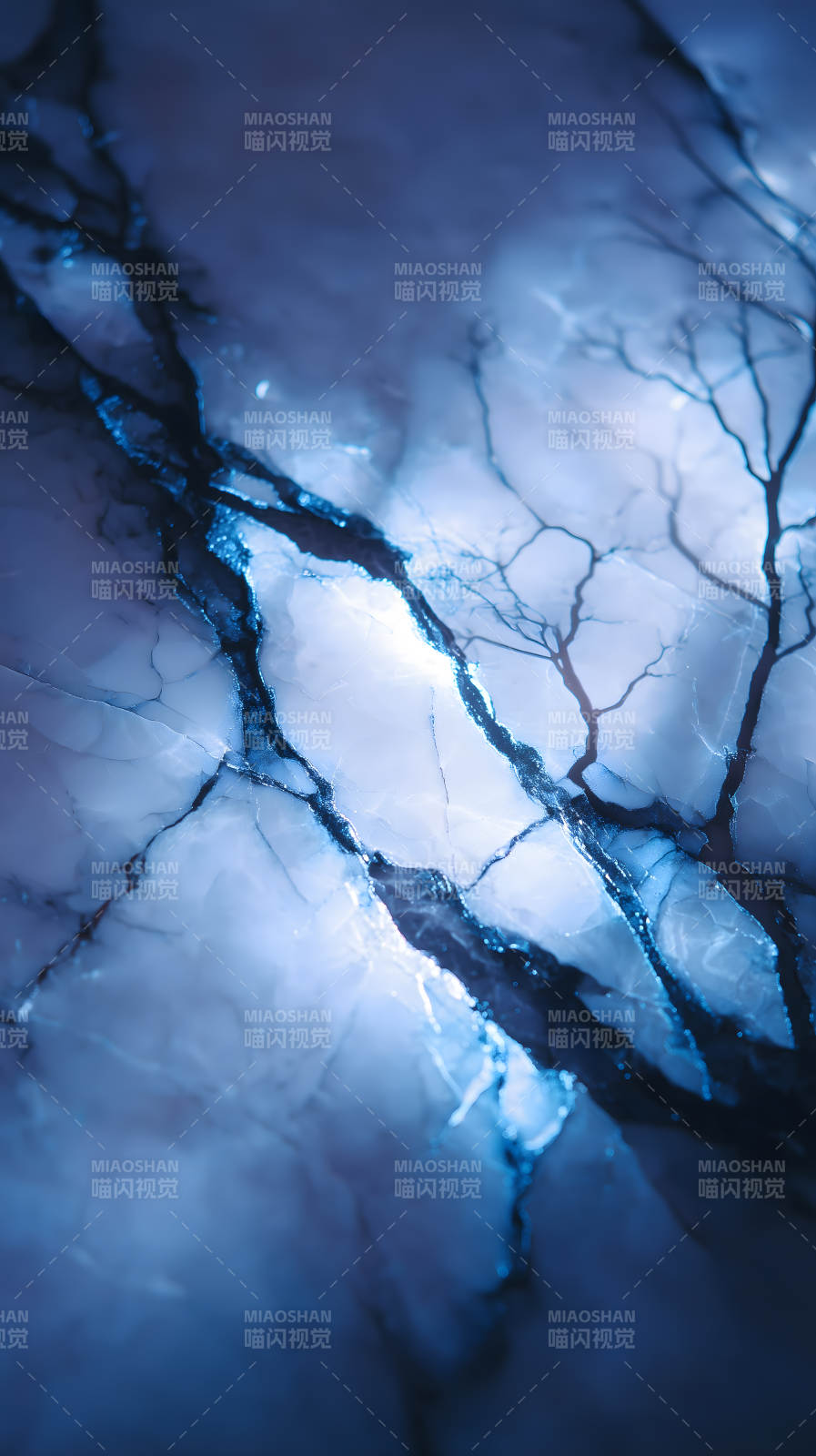 蓝色纹理抽象图片