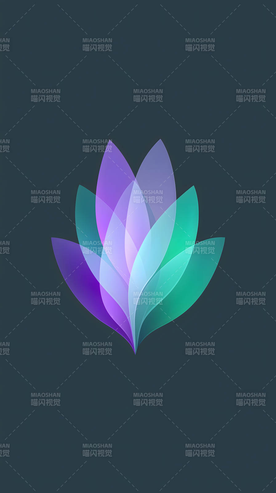 抽象花瓣图案设计图片