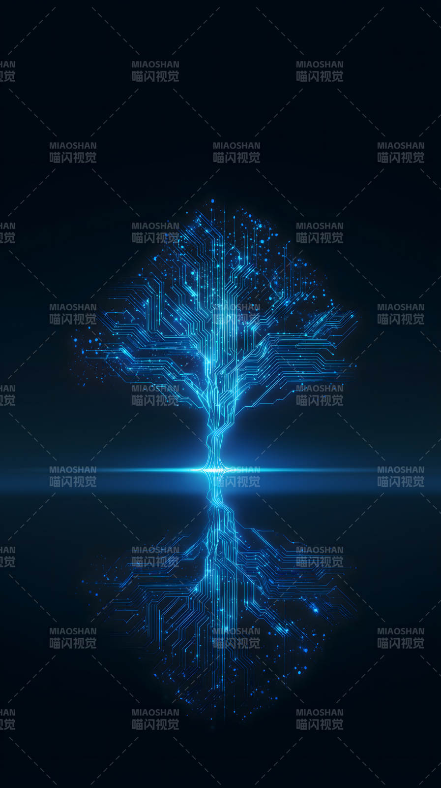 科技树蓝色电路图图片