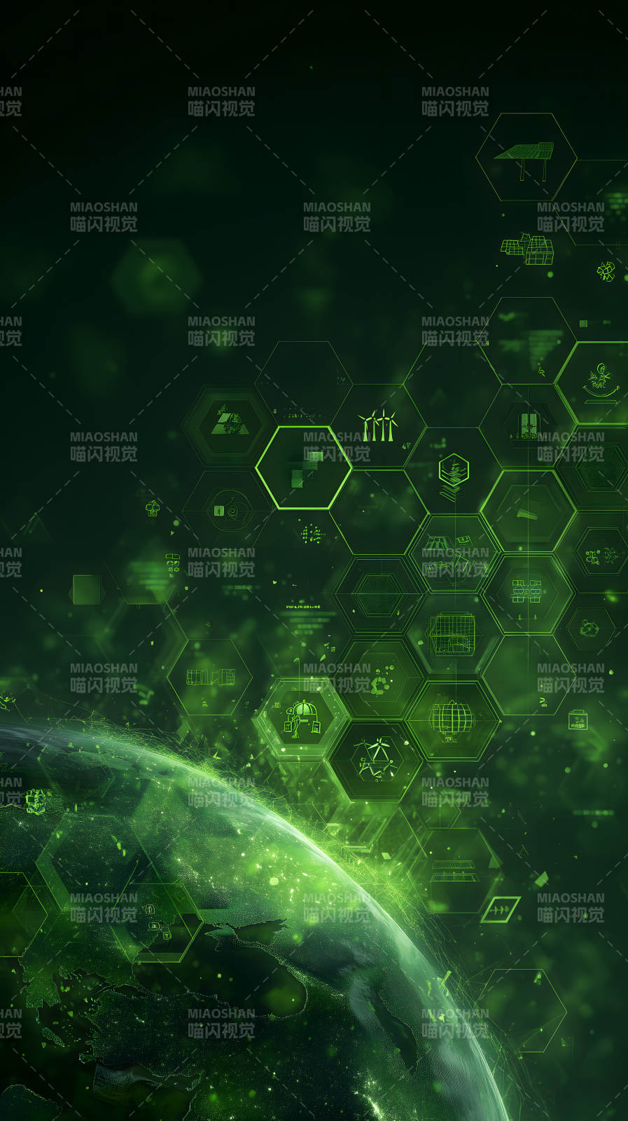 绿色科技地球能源图片