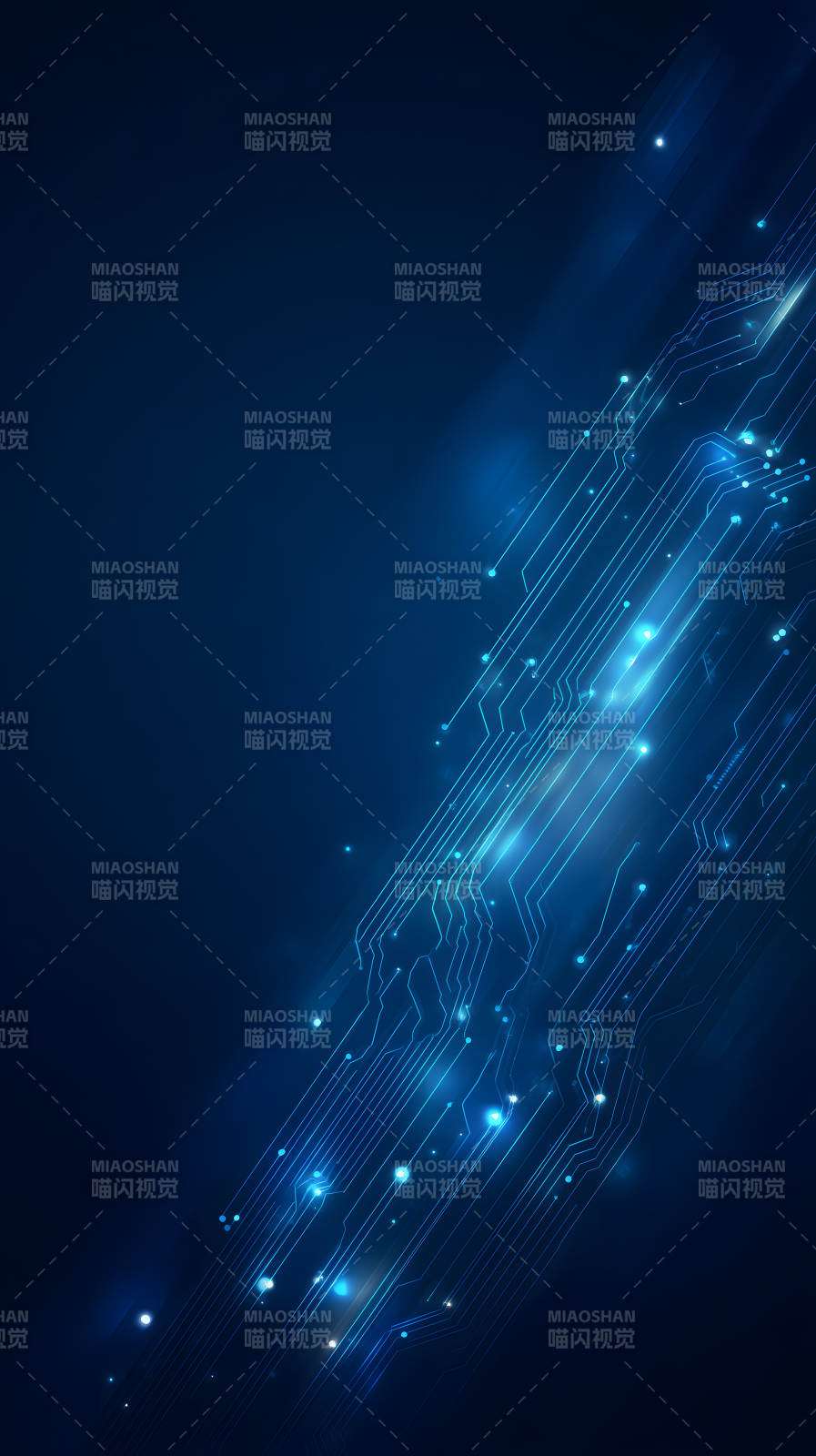 科技蓝图电路设计图片