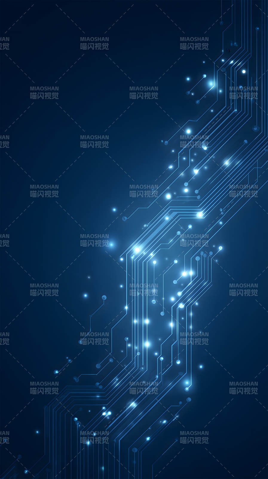 电路板科技蓝图图片