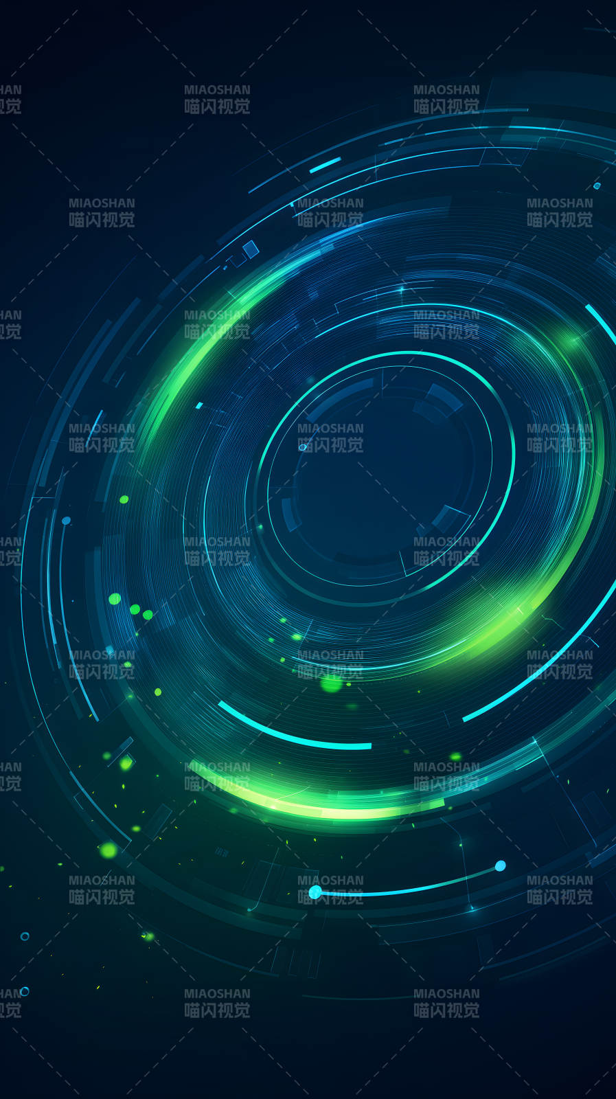 科技感十足的漩涡图片