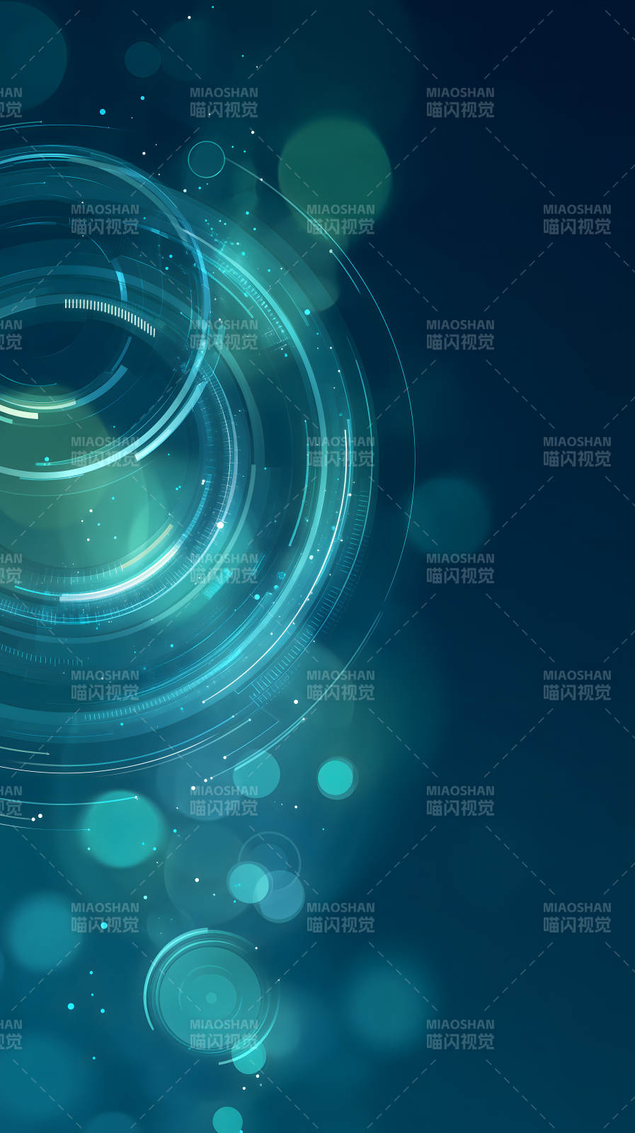 科技感十足的蓝色背景图片