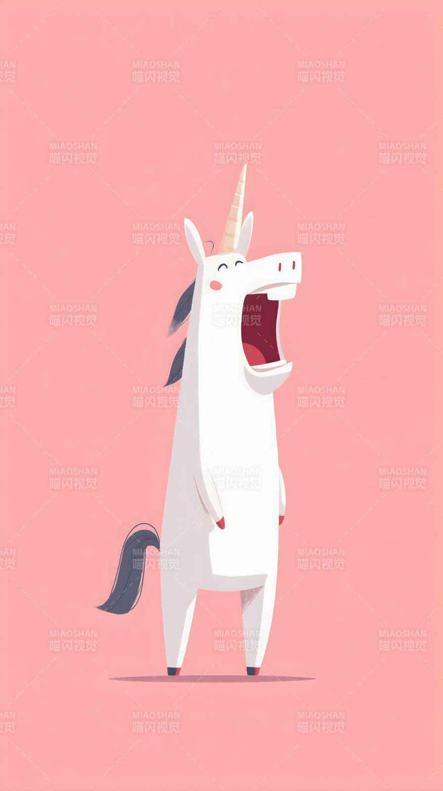 可爱卡通的独角兽图片