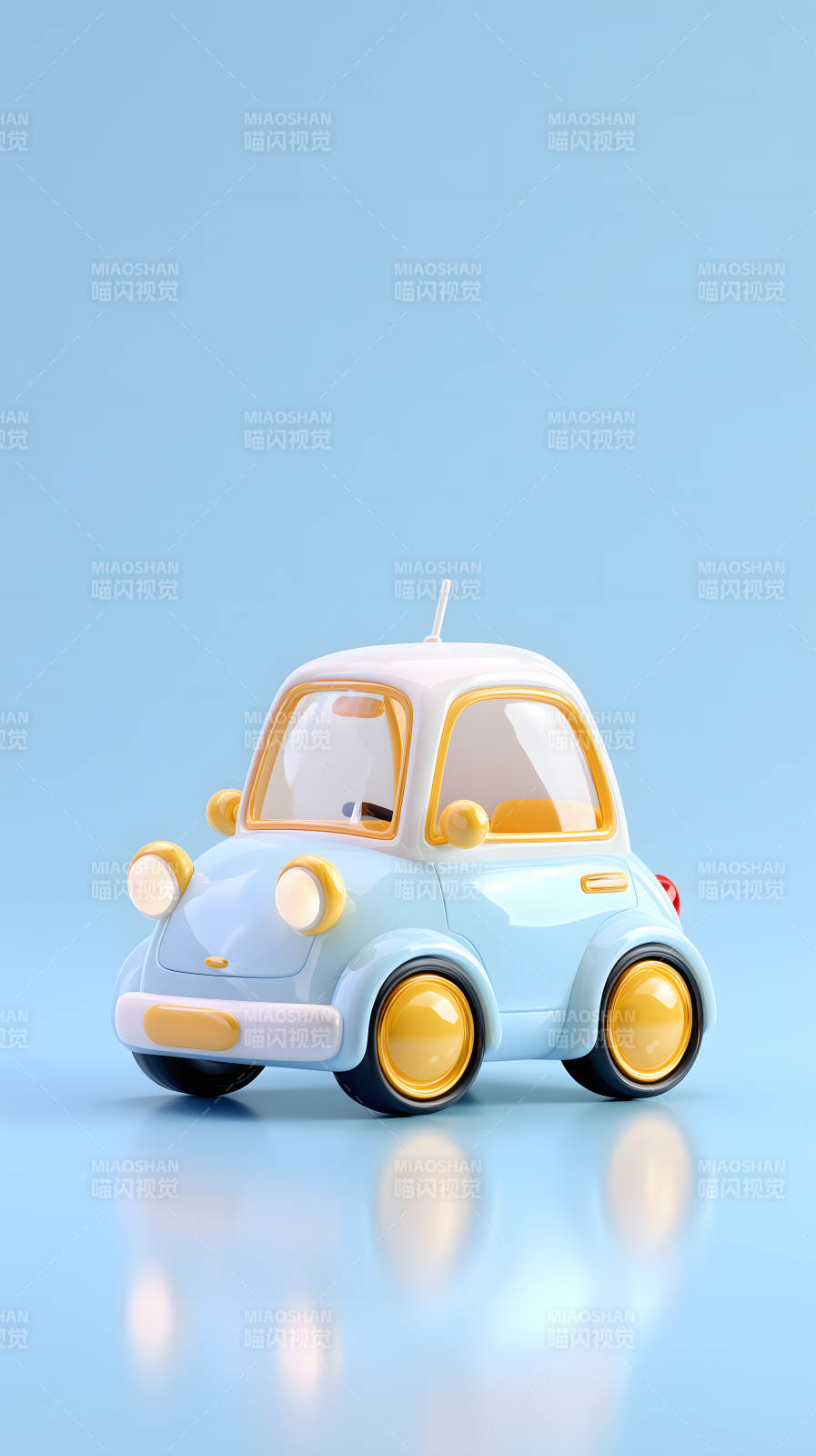 卡通汽车可爱精致图片