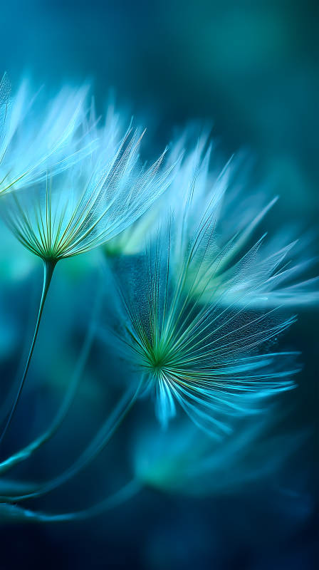 蒲公英的蓝色世界图片